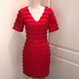 Badgley Mischka Red Dress